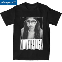 Uomo donna Mia Khalifa maglietta Vintage vestiti di cotone incredibile manica corta O collo T-Shirt taglie forti