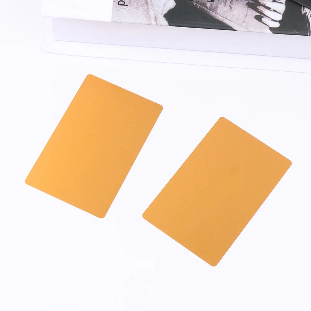 

100 шт. пустые алюминиевые металлические визитные карточки для гравировки визитных карточек ультратонкая профессиональная сетевая печать