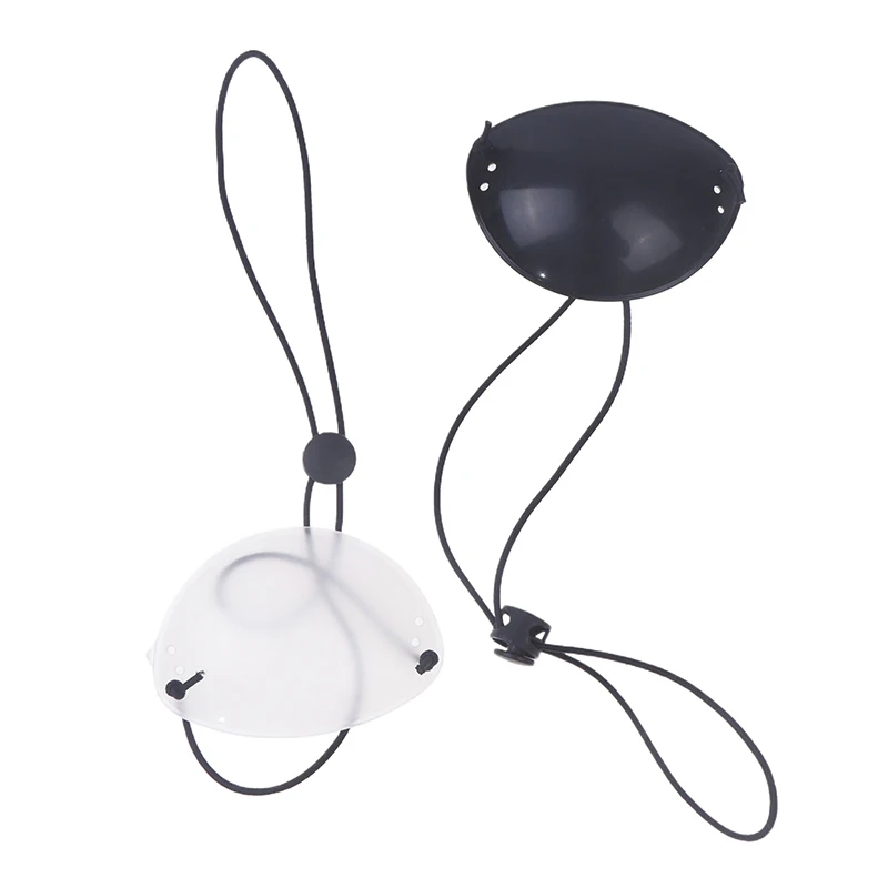 Translucent Black Single Eye Protect Correction Children's Monocular Eye Goggle Patch Amblyopia Blindfold One Eye Strabismus