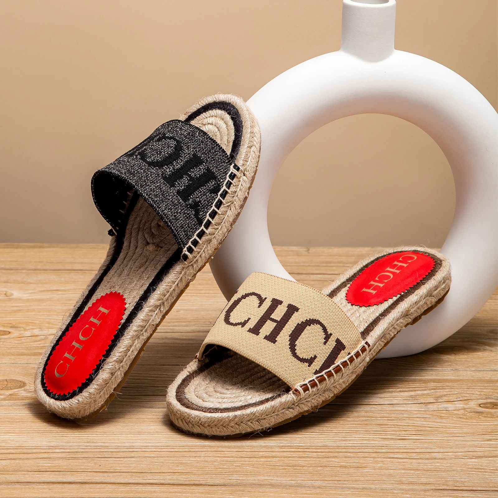 

Модные новые простые женские тапочки с плетением, удобные универсальные классические женские уличные тапочки