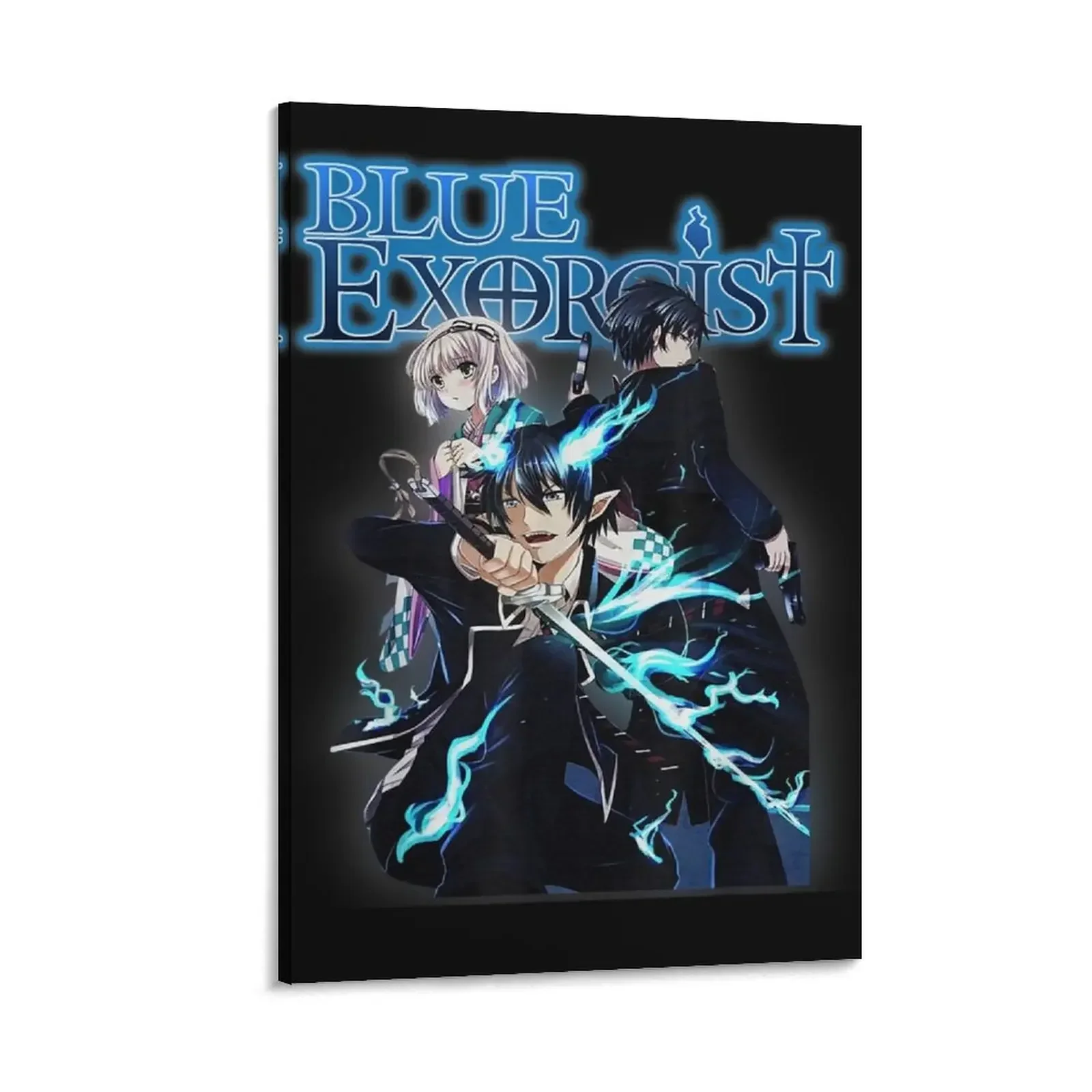 

Graphic Exorcist Classic Art Blue Anime Manga Series Outfits 3 Canvas Painting bedrooms decor room decorations