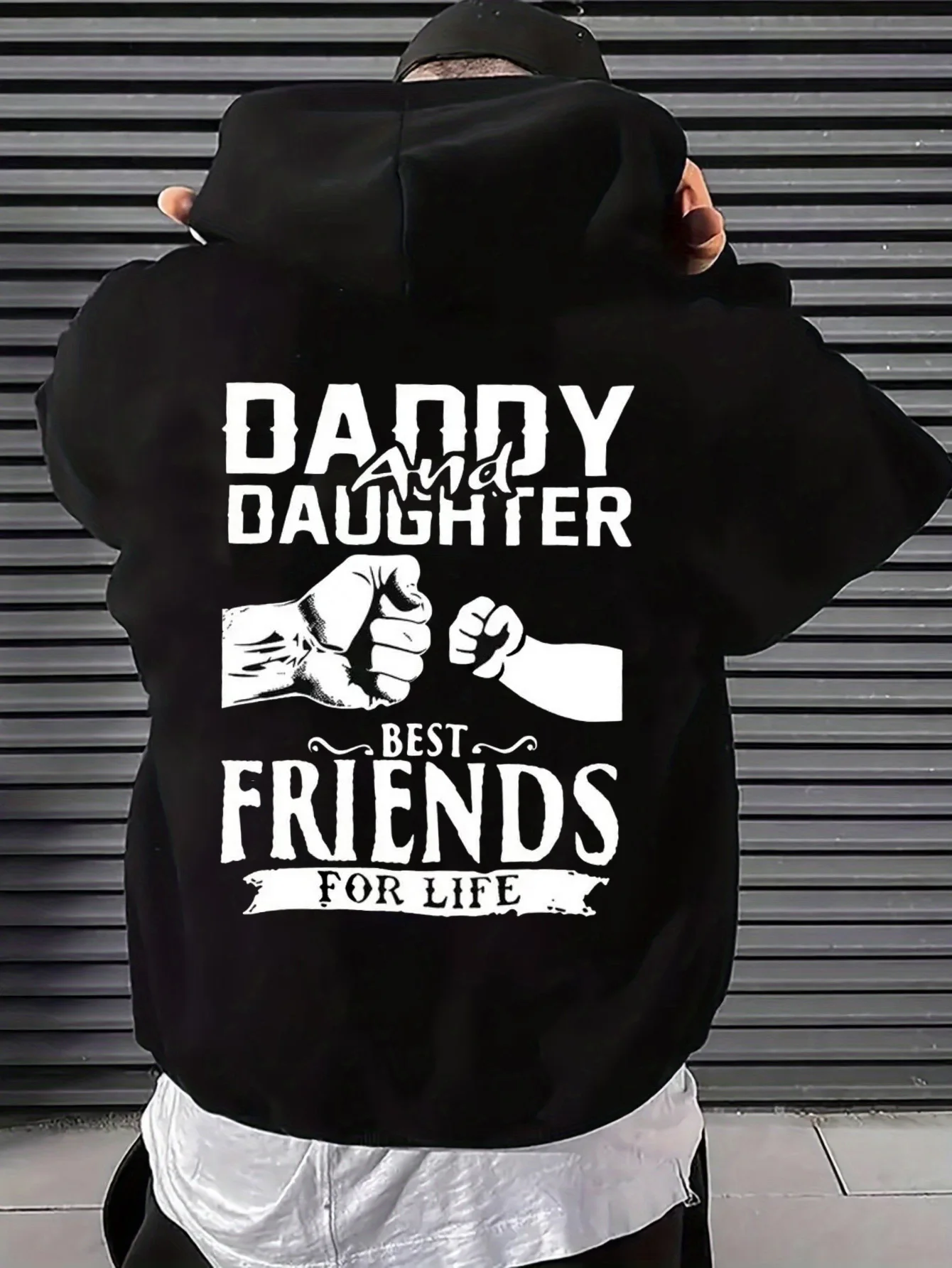 Men's Hoodies with a Retro Vintage Design, Specially Designed for Fathers and Daughters to Show Their Friendship Made from 280g Knitted Fabric, Includes a Kangaroo Pocket and an Adjustable Drawstring Hood. This Y2K Style for Young People Is Perfect for Autumn and