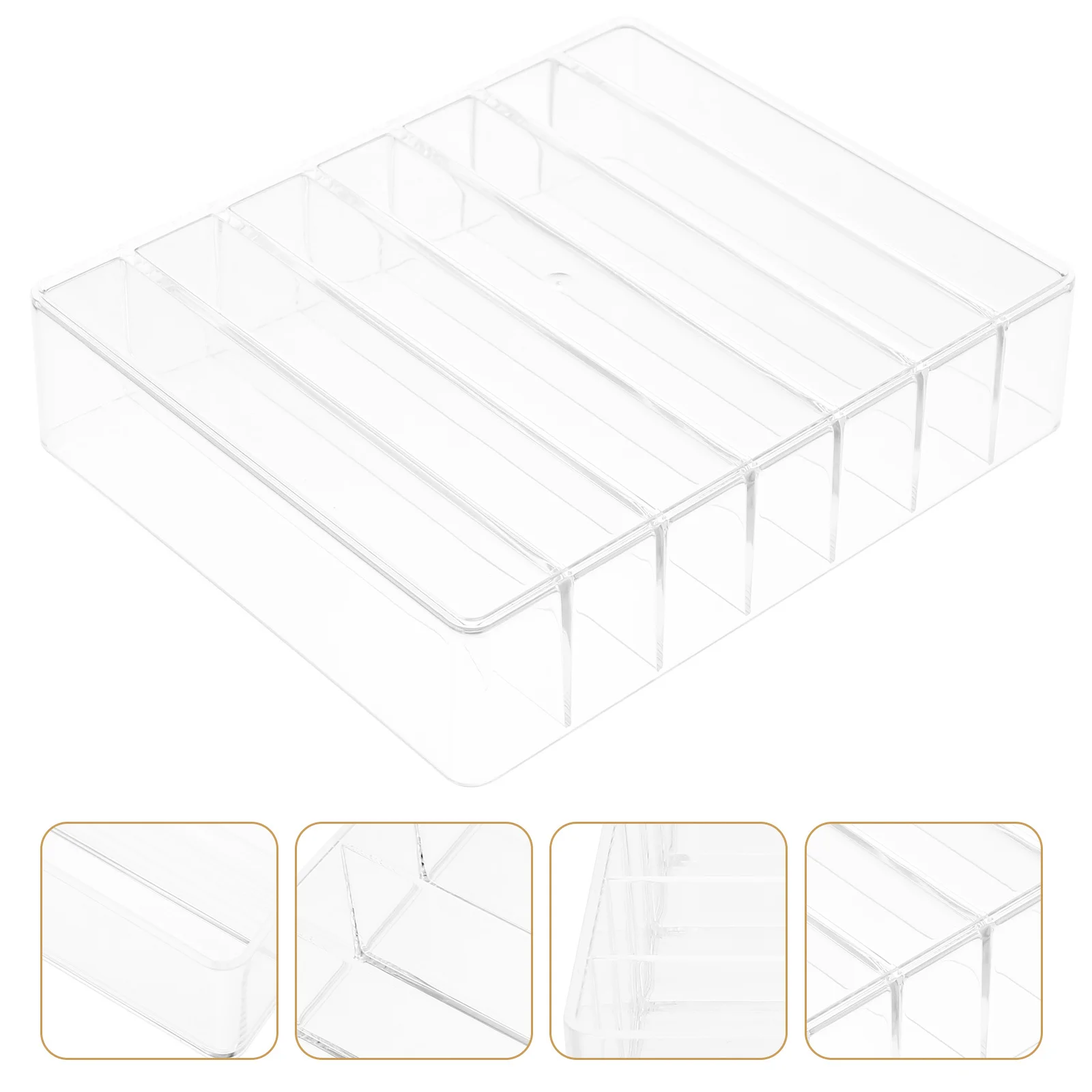

Eyeshadow Palettes Organizer Multi-Functional Transparent Makeup Container with Simple Stylish Design Ideal for Makeup Stand and
