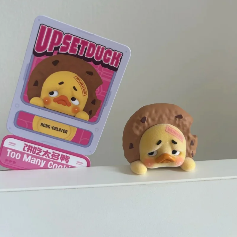 Echte Upsetduck Status Display Duck Serie Blind Box Handy Ornamente Figur Puppe Upsetduck Mystery Box Überraschung Geschenke
