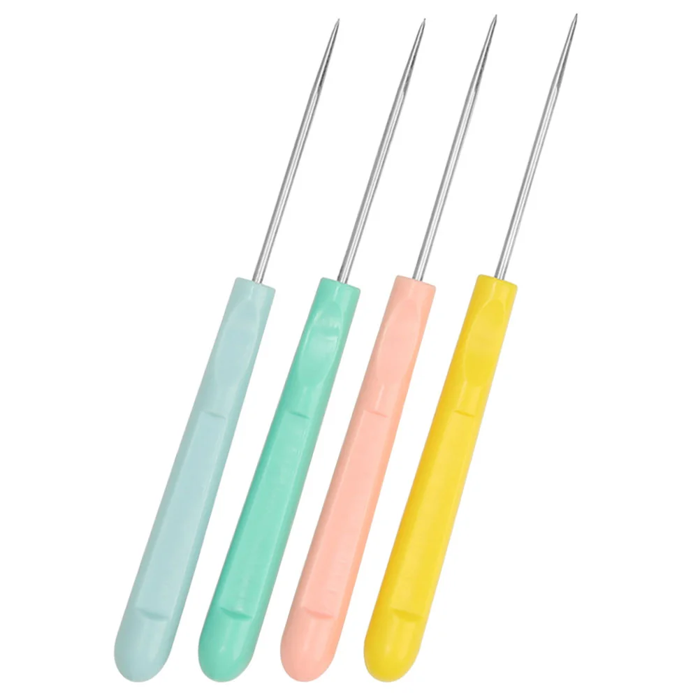 4 Pcs Sugar Stirring Pin Scriber Cookie Decorating Tool Royal Icing Biscuit Needle Baking Stauffers Cookies Colorful