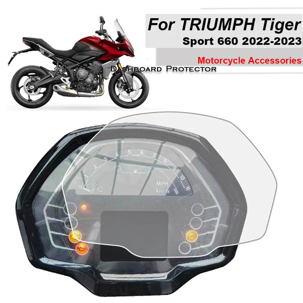 FOR triumph tiger sport 660 2022-2023 Motorcycle Scratch Cluster Screen Dashboard Protection Instrument Film