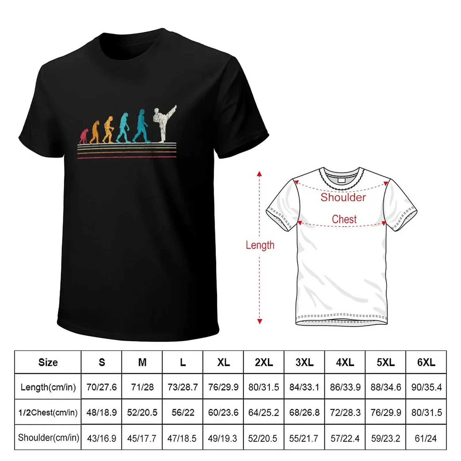 Karate Evolution T-Shirt tops quick drying t shirts for men graphic