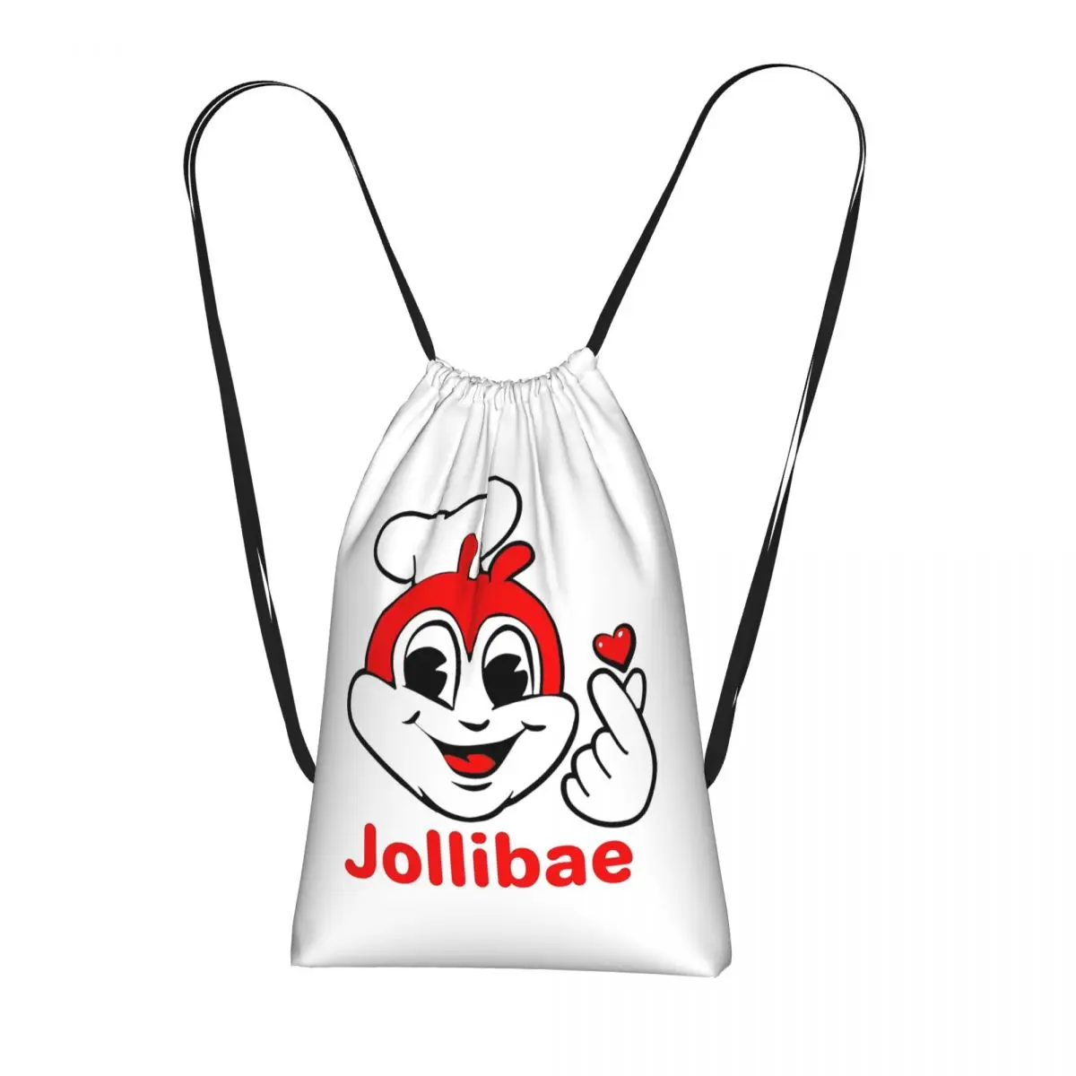 

JOLLI BAE JOLLIBEE Backpacks Portable Drawstring Bags Storage Bag Book Bags for Man Woman School