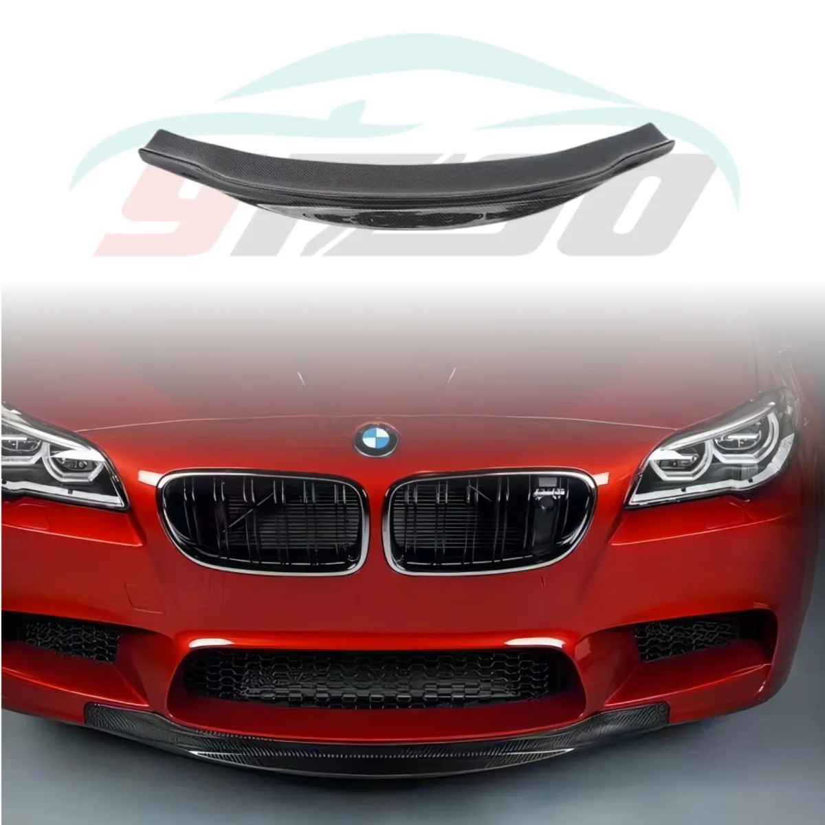 

Suitable for 2010-17 BMW 5 Series M5 F10 F18 modification and upgrade RPK style carbon fiber front lip
