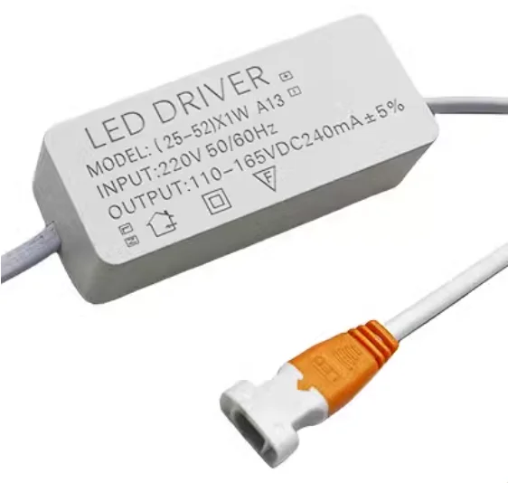 25-52W 200-300mA LED Isolation Driver AC110-265V Constant Current Transformer for Spotlight Downlight