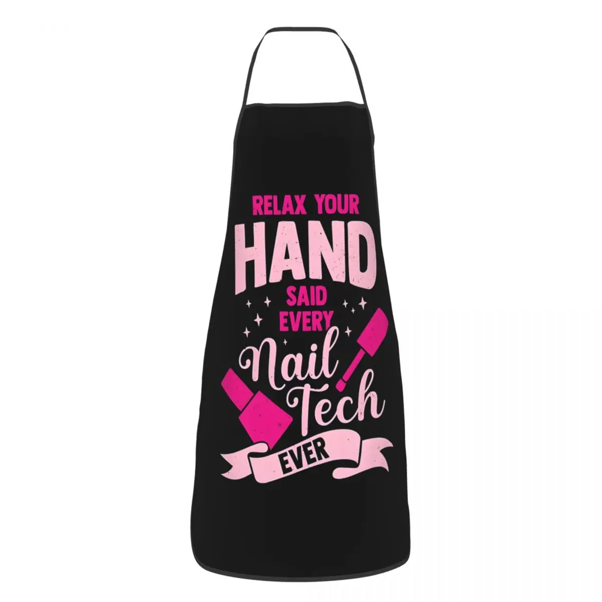 Custom Nail Manicurist Quote Aprons Women Men Nail Polish Adult Unisex Kitchen Chef Bib Tablier Cuisine Cooking Baking Painting