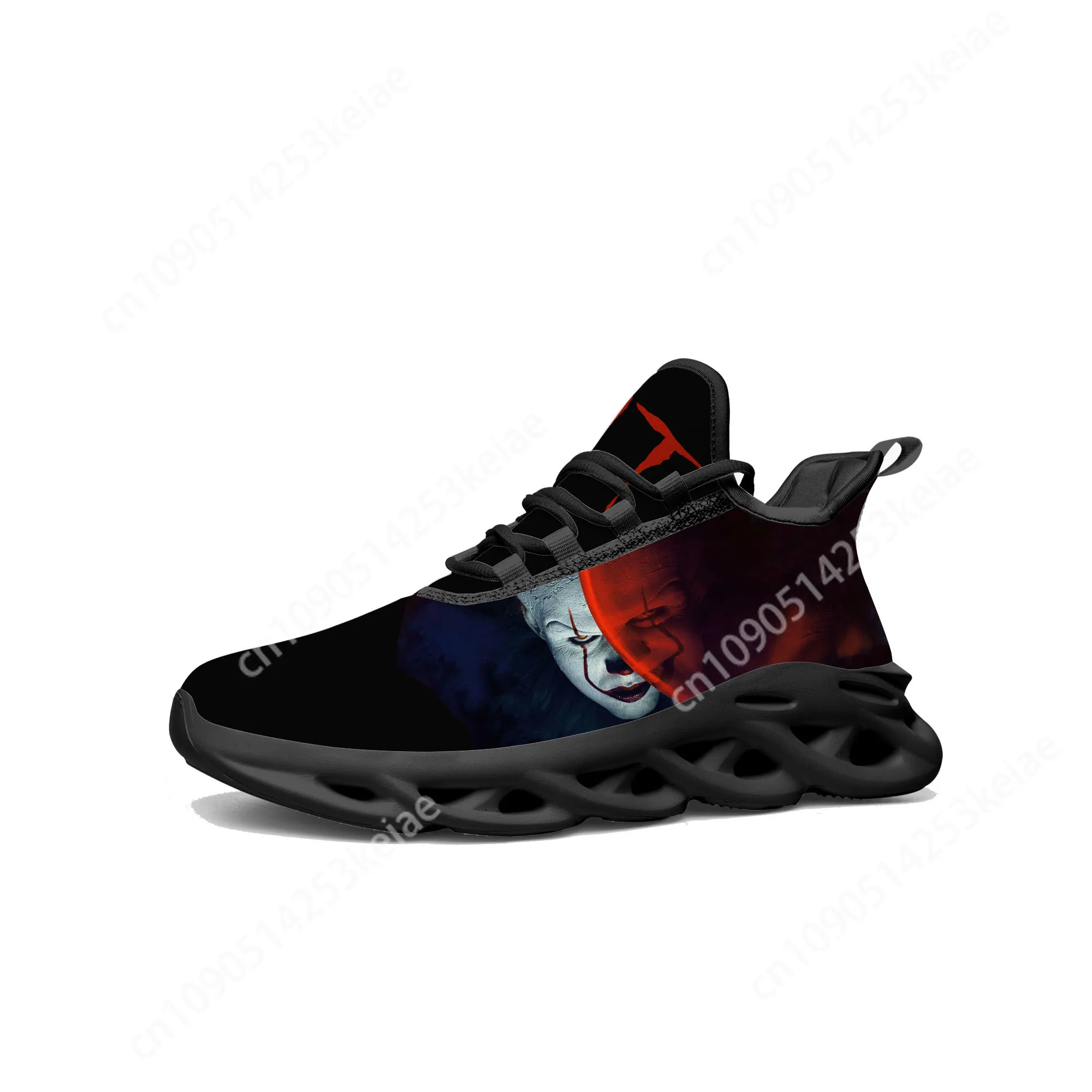 It Movie Pennywise the dancing clown Flats Sneakers Mens Womens Sports Running Shoes High Quality DIY Sneaker customization Shoe