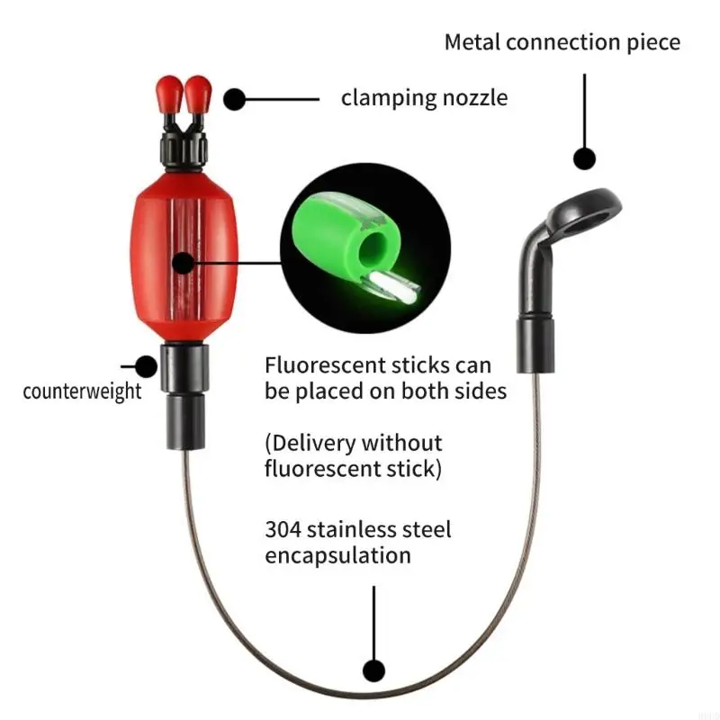 耐久性合金釣りアラーム、敏感な噛み込み検出機能を備え、釣りの効率とユニバーサル69hdを向上させます。