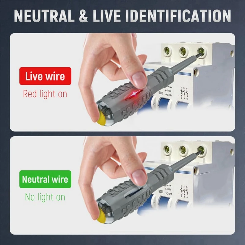 2-In-1 High Torque Strong Magnetic Screwdriver Electricity Detector, Electricity Tester Pen With Magnetic