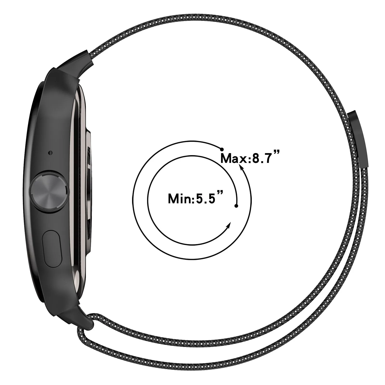 الفولاذ المقاوم للصدأ حزام ل ممن لهم ساعة 3pro المغناطيسي أنيق موضة الراقية الفرقة SmartWatch سوار رياضي معصمه اكسسوارات