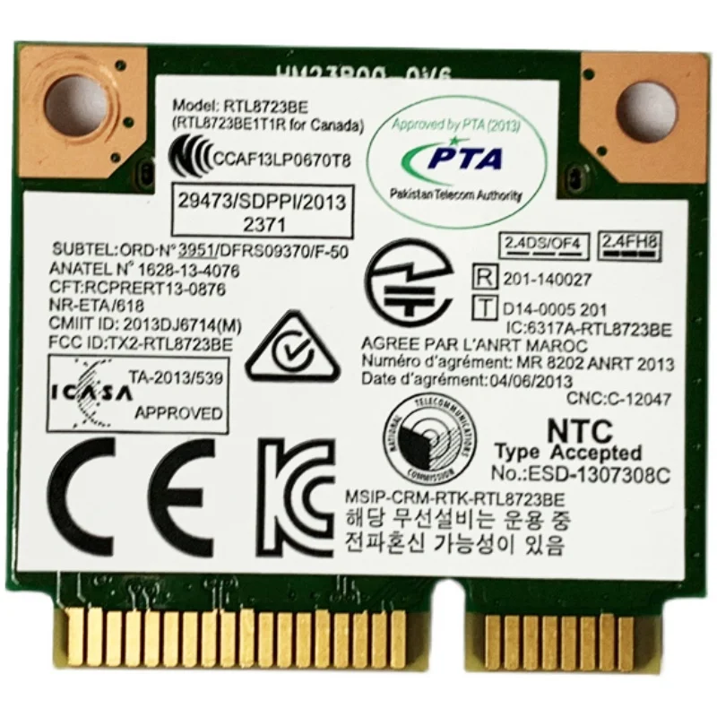 For Realtek RTL8723BE Wireless WiFi Bluetooth 4.0 Built-in Module Wireless Network Card MINI PCI-E