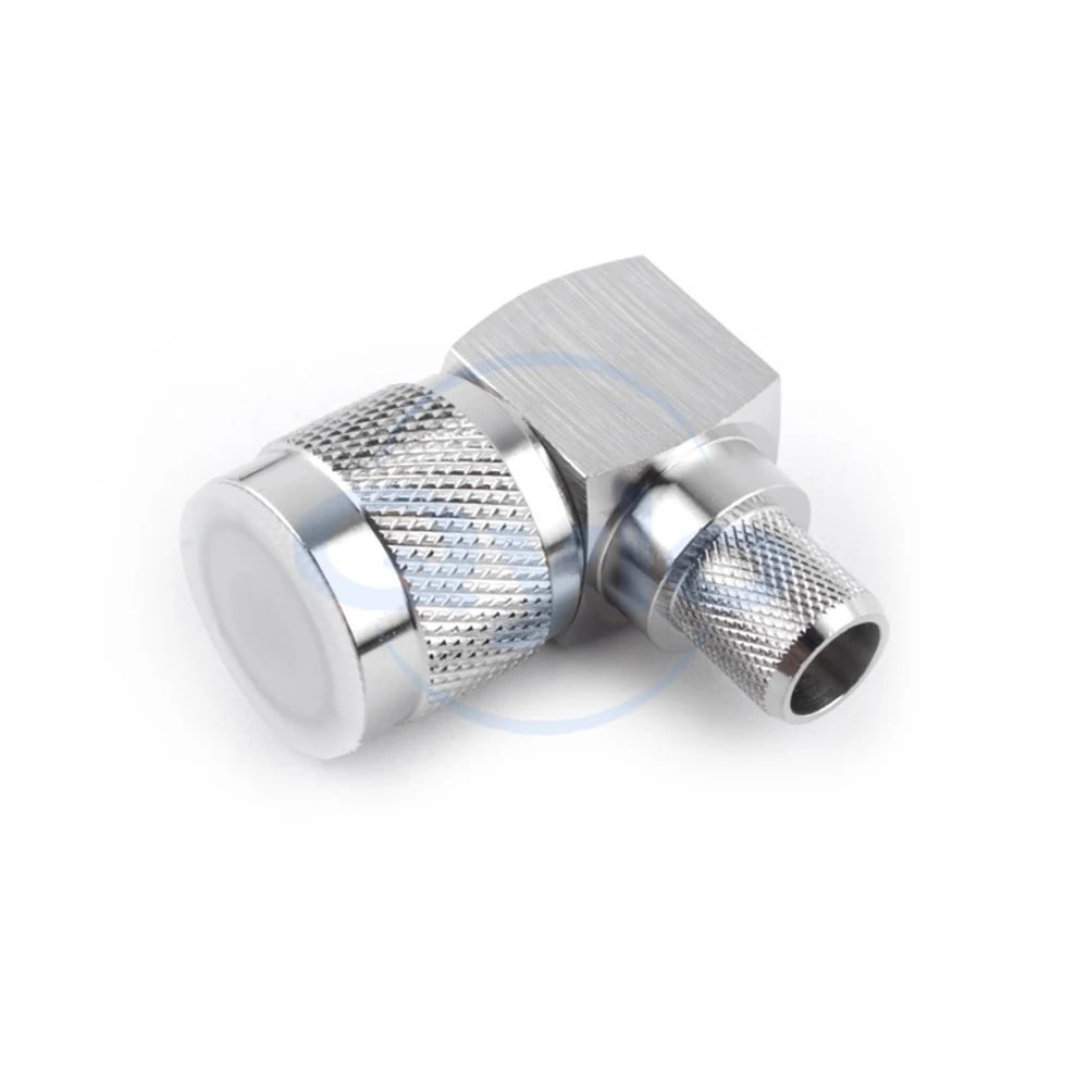 N-JW-7 N-type male connector for crimping 50-7 and equivalent cables L16 male elbow connector Radio frequency connector (1 pcs)