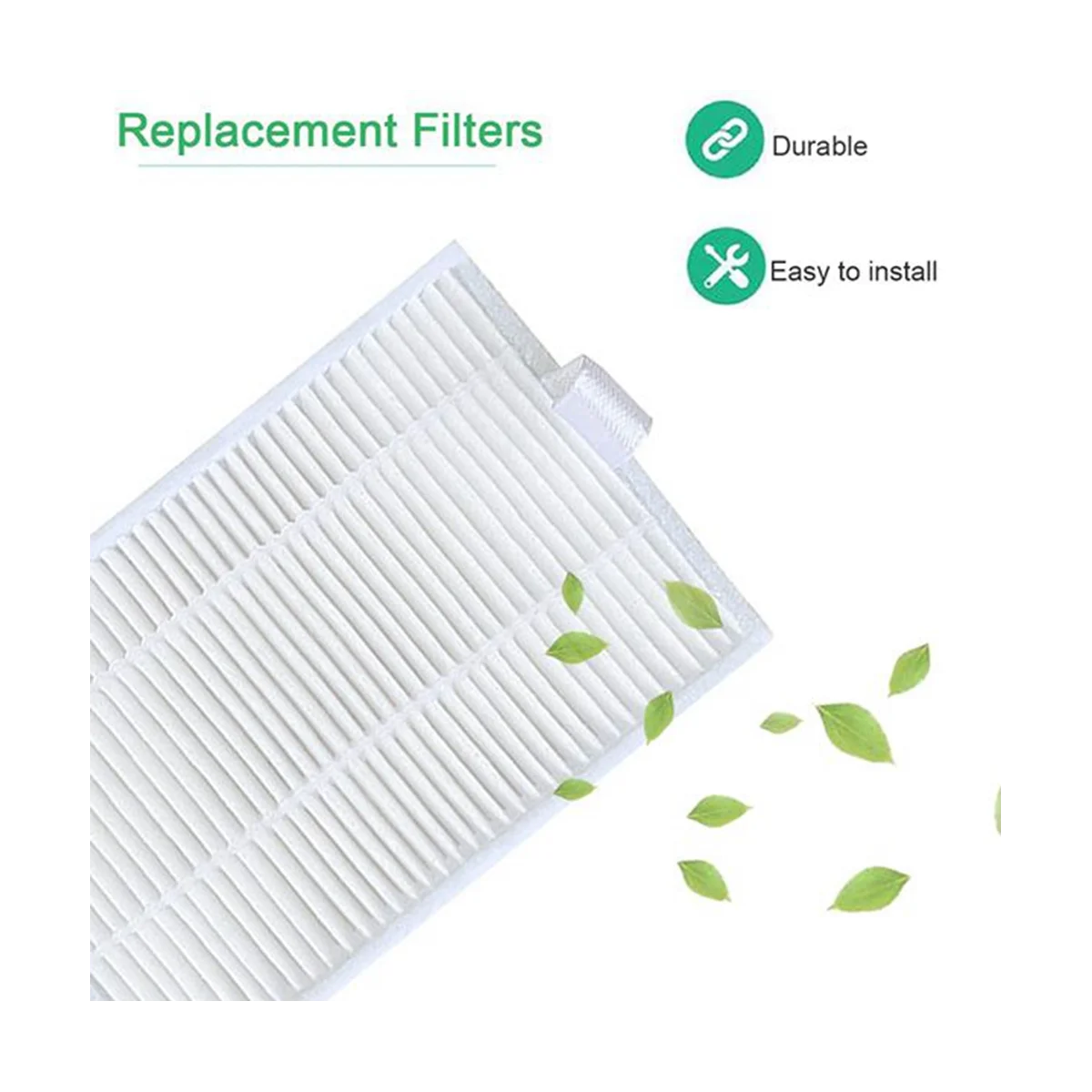 Varrer a vácuo escova principal, escova lateral, filtro de esponja para X500, peças removíveis de eletrodomésticos