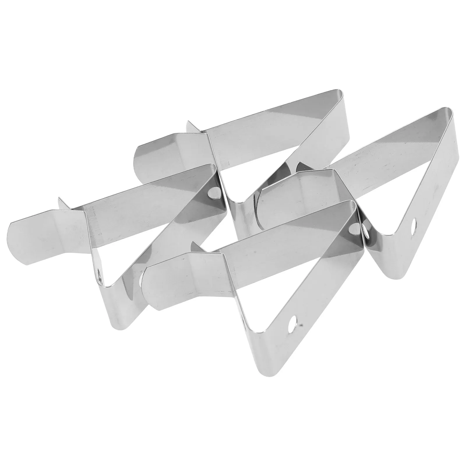 4Pcs Temperature Gauge Food Clamp Stainless Steel Bbq Thermometer Probe Clips Grill Smoker Oven Holder Accurate Reading