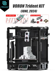 SIBOOR Voron Trident [June] 3D Pinter DIY CNC Metal Structure CoreXY 4AWD & All HIWIN Rails High Speed Voron 3D Pinter Kits