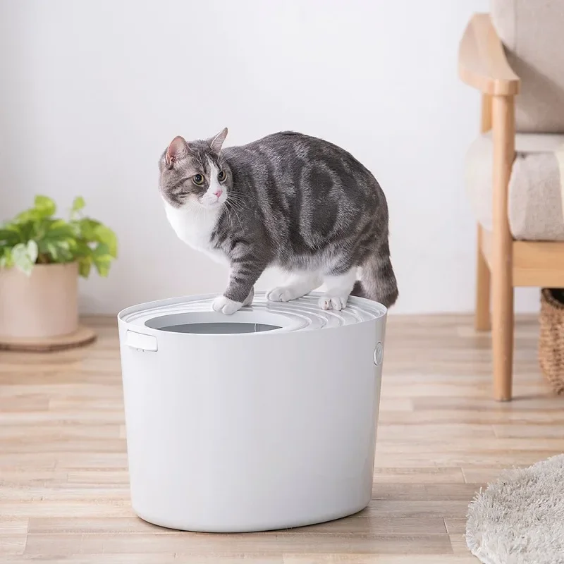 

Cat toilet from above, cat litter, cat(up to 4kg)