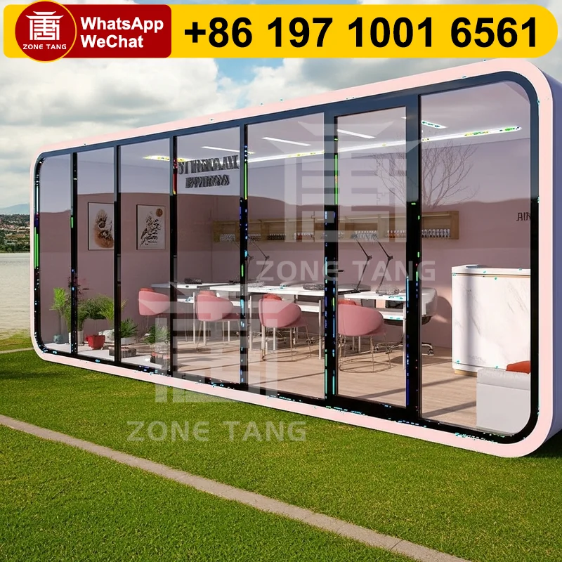 Container Home Prefabricated Houses Luxury New Mobile Home Prices Apple Capsule House Labor House Capsule Tiny House Dining Room