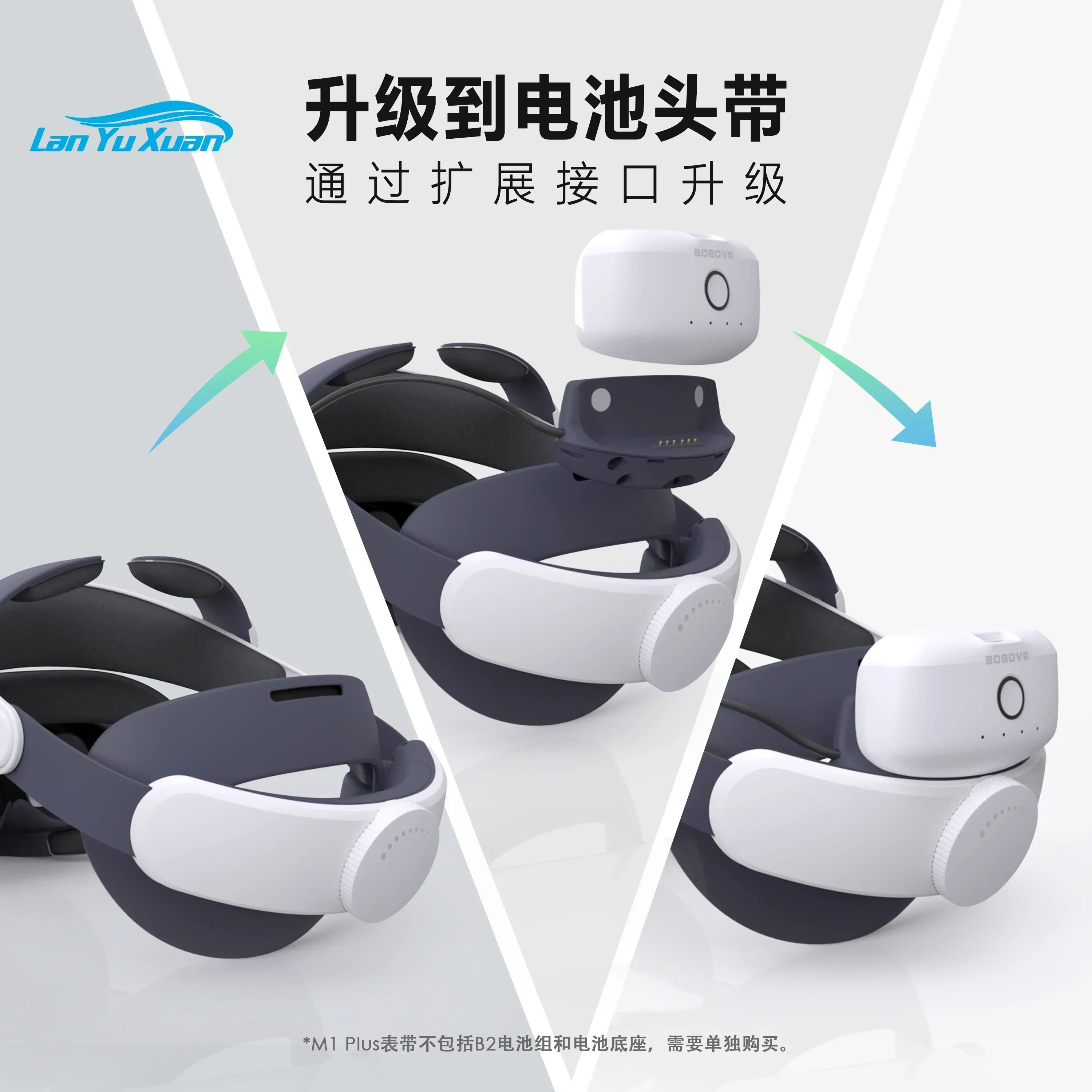 BOBOVR Magnetic Battery BD1 Is Suitable for Qusest2 Headband M2plus Charging Treasure Accessories To Increase  Life