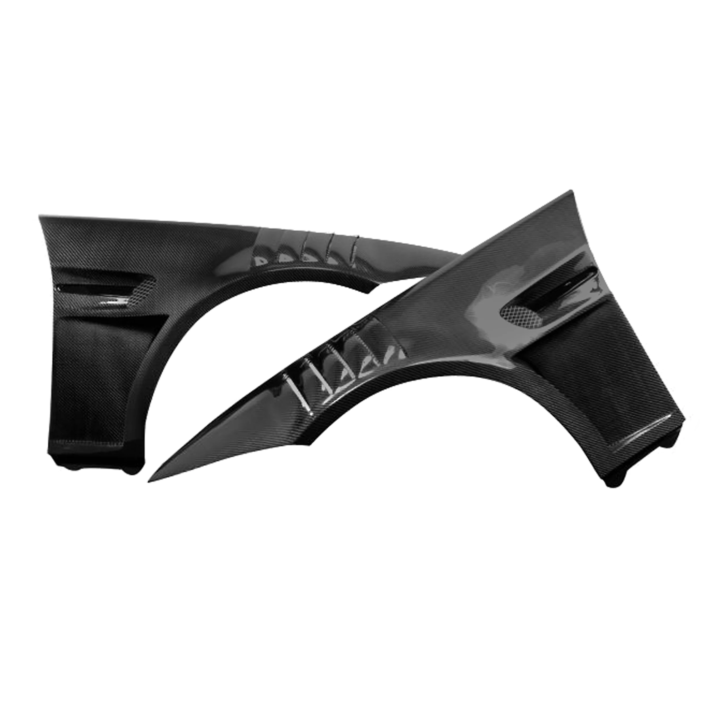 

Real Carbon Fiber Front Side Bumper Trims MBJ Style for 3 Series E92 LCI 2008-2013 E92 Fender Trims