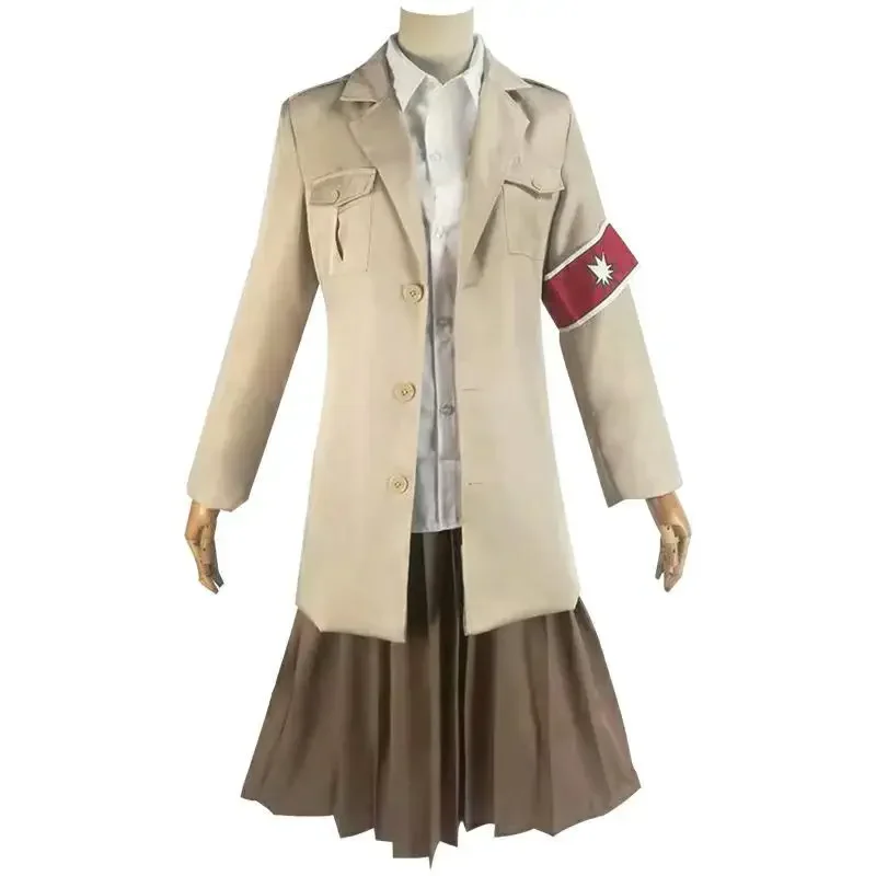 Attack On Titan Shingeki No Kyojin Cosplay Costume Full Sets Anime Halloween Carnival Coat Shirt Skirt Uniform