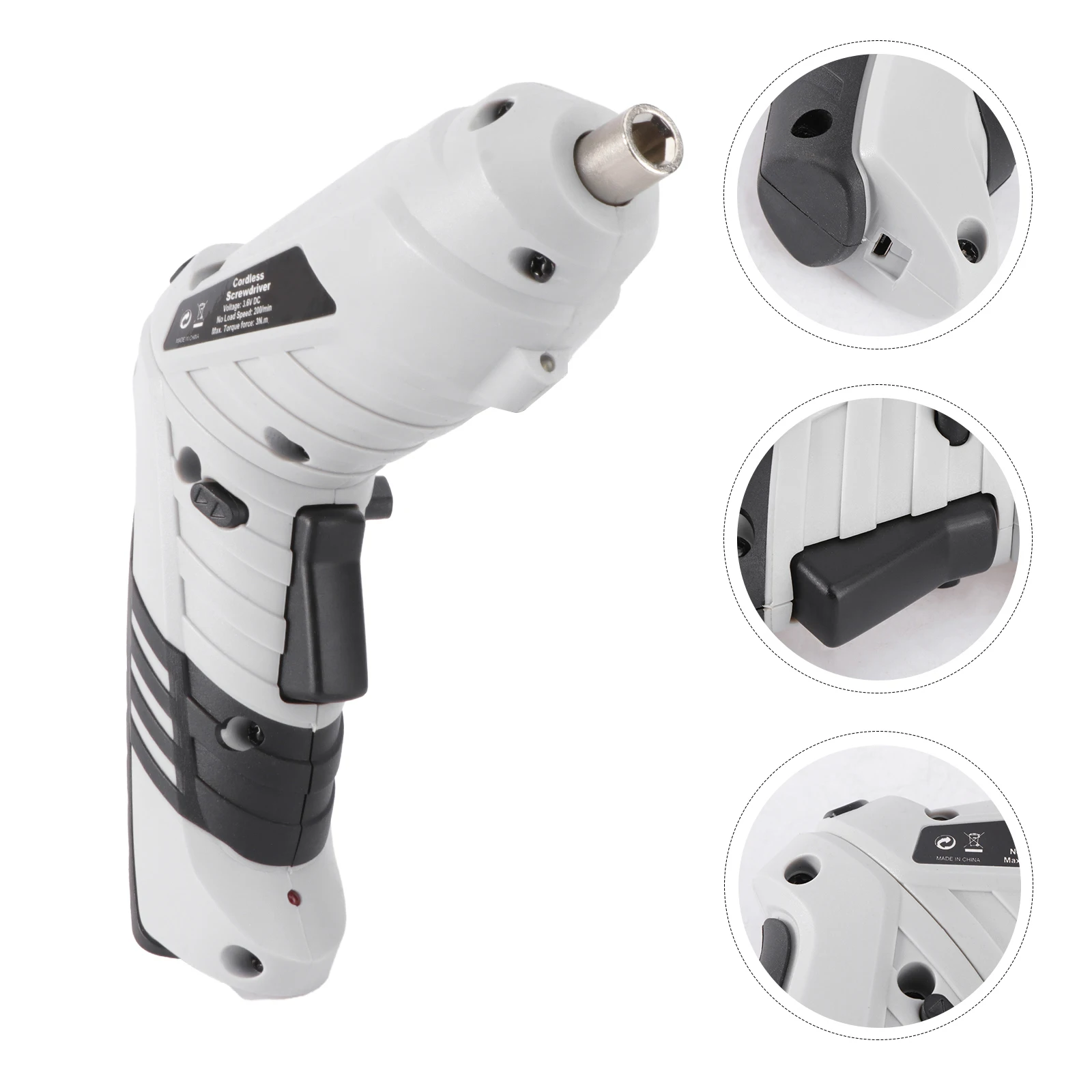 

10pcs Rechargeable Lithium Electric Drill Screwdriver Set Portable Mini Hand Drill Durable Screw Bits For Home Diy Workshop