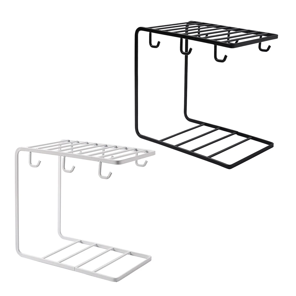 

Cup Holder Rack Premium Iron Home Kitchen Mug Plate Iron Cup Holder Glass Bottle Dry Organize Gift