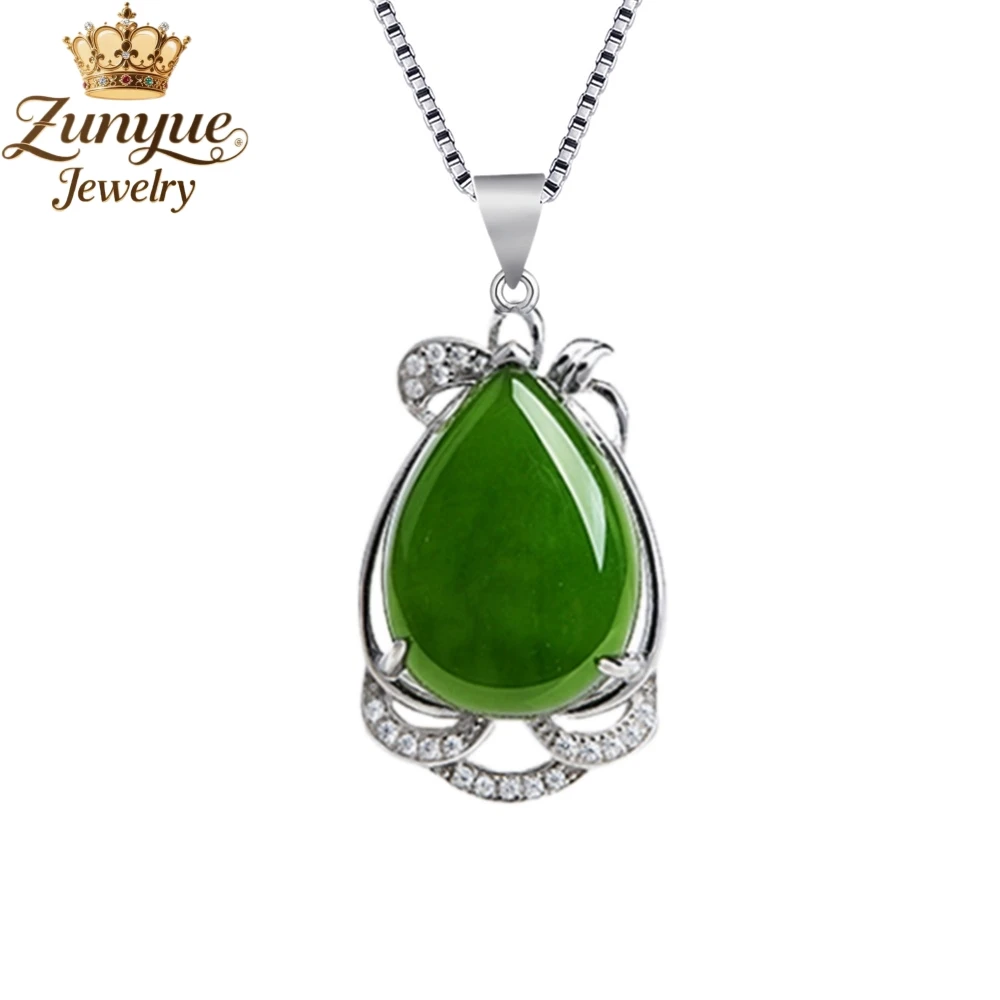 

High-End Natural Water Drop Flower Leaf Pendant Necklace Luxury Quality Jewelry Fashion Jewelry Charms Exquisite Elegant Popular