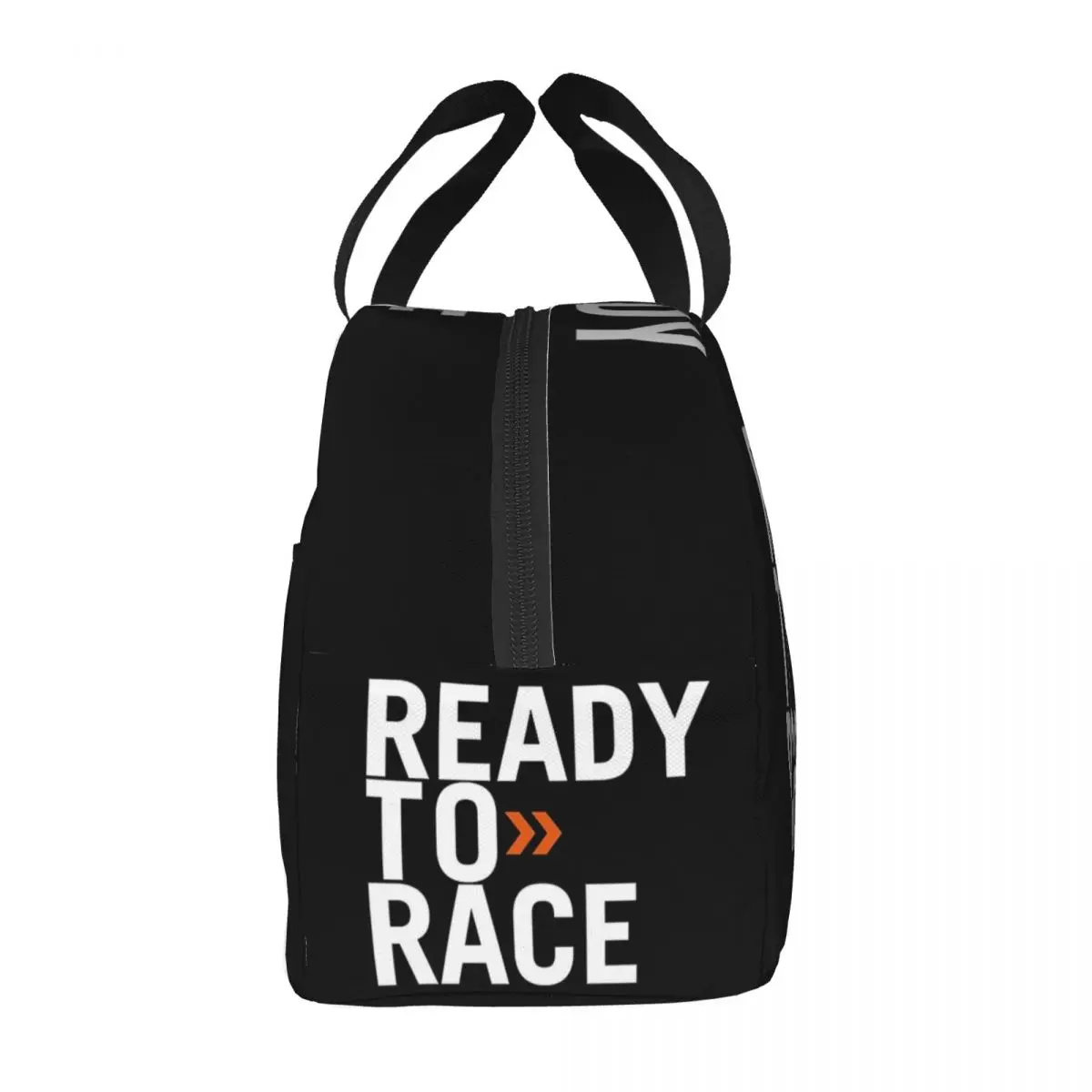 Custom Ready To Race Insulated Lunch Tote Bag for Women Racing Sport Resuable Thermal Cooler Bento Box Outdoor Camping Travel