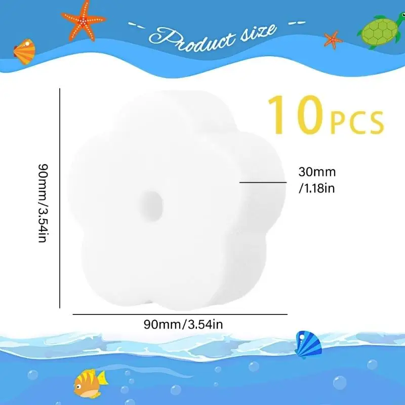 10Pcs Hohe Saugfähigkeit Öl Absorbieren Schaum Schwamm Pool Wartung Filter Schwamm Für Entfernen Öl Schmutz Und Schaum 69HD – Detail 8