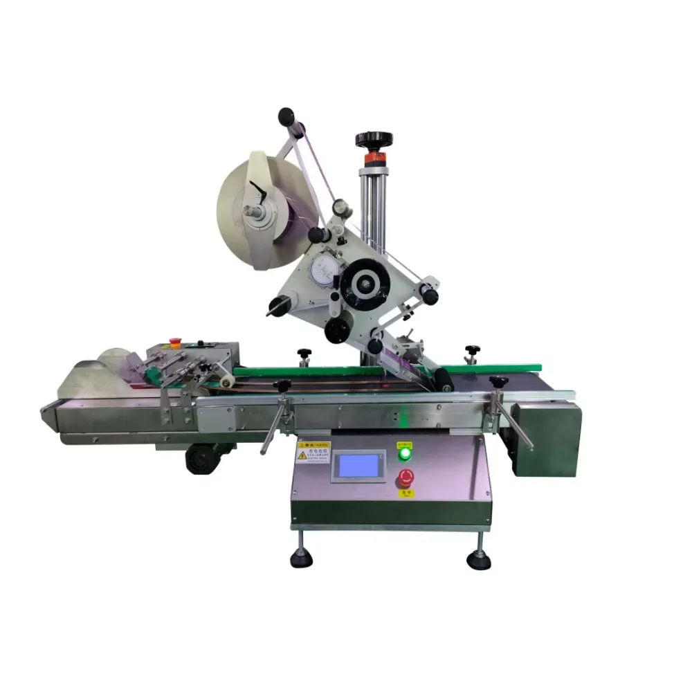 Paging Labeling Machine Mini Surface Label Sticker MachinePortable Flat Labeling Machine Box Cardboard Stand up Bag
