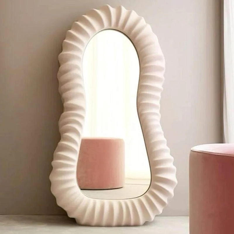 Creative design mirror wall hanging irregular home full-length mirror American special-shaped audition