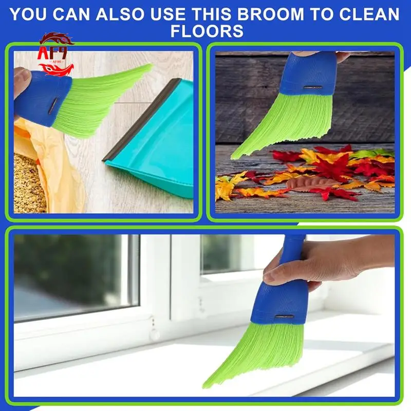 

AF90-5 шт. венчик метла ручная щетка из поливолокна ручная метла уличная метла автомобильная метла с отверстием для подвешивания для чистки помещения