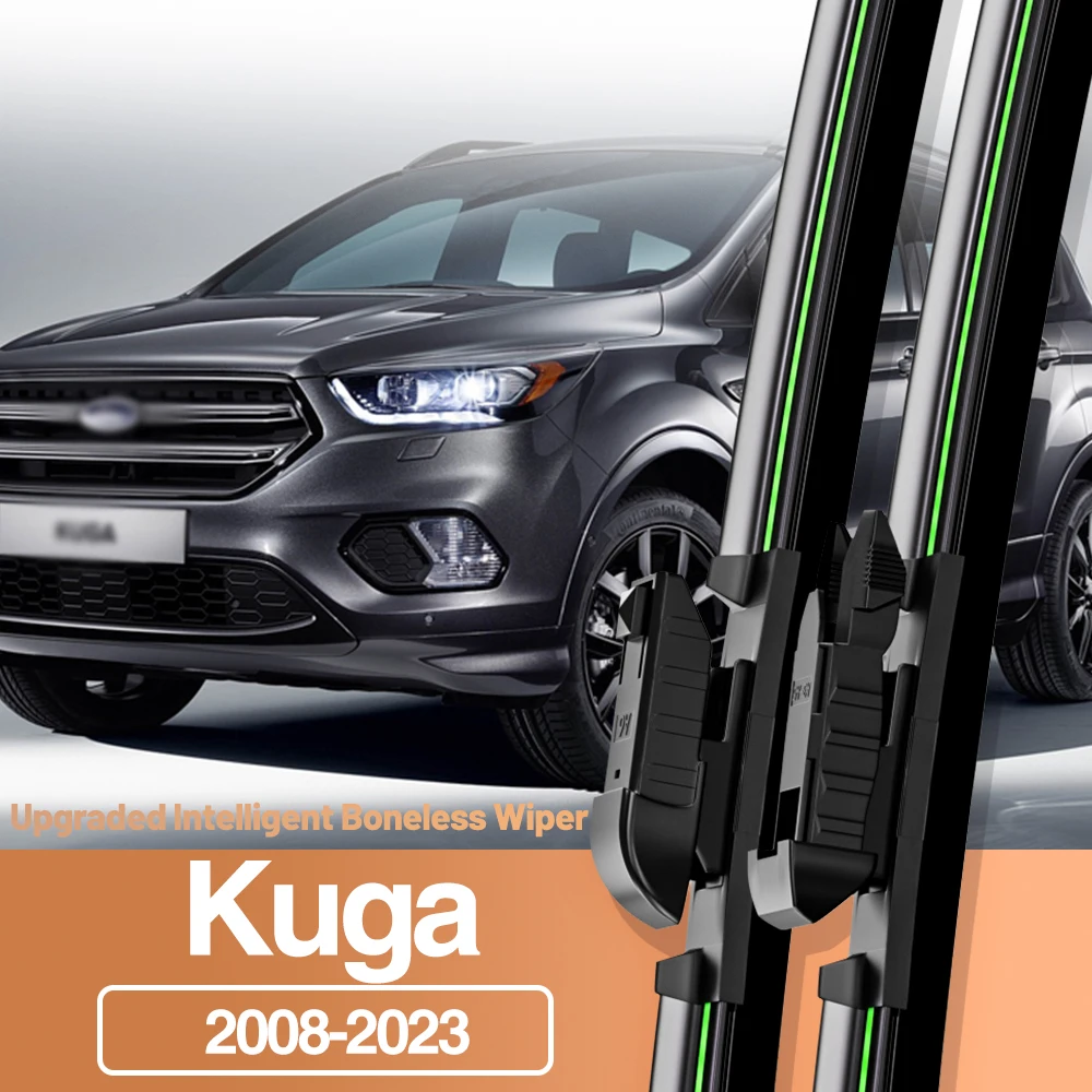 2x Für Ford Kuga MK1 MK2 MK3 2008-2023 Frontscheibe Wischer Klingen Windschutzscheibe Fenster Zubehör 2009 2014 2015 2016 2019 2020