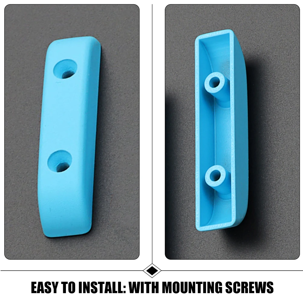 

2 Pcs Thumb Button Guitar Finger Rest with Mounting Screw Bass Parts Thumbrest Lap Plastic Accessories