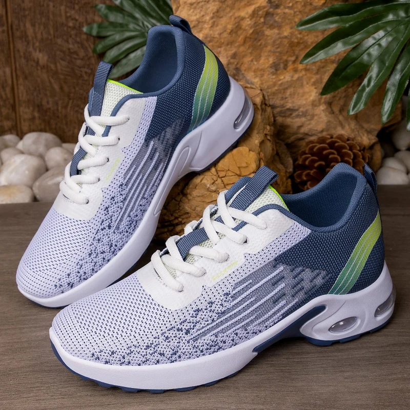 New Women Casual Athletic Mesh Fashion Sneakers Breathable Lace‑Up Outdoor Jogging Running Walking Leisure Shoes for Daily Wear - view 4