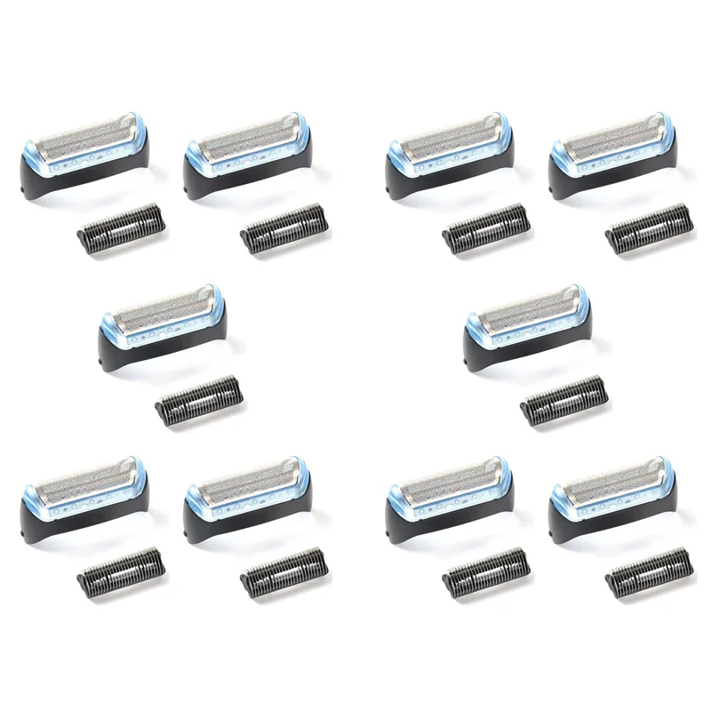 

A005-10 Pcs Electric Mesh Durable Shaver Foil Head Parts For Braun 10B/20B Model 180 190 170 1775 1735
