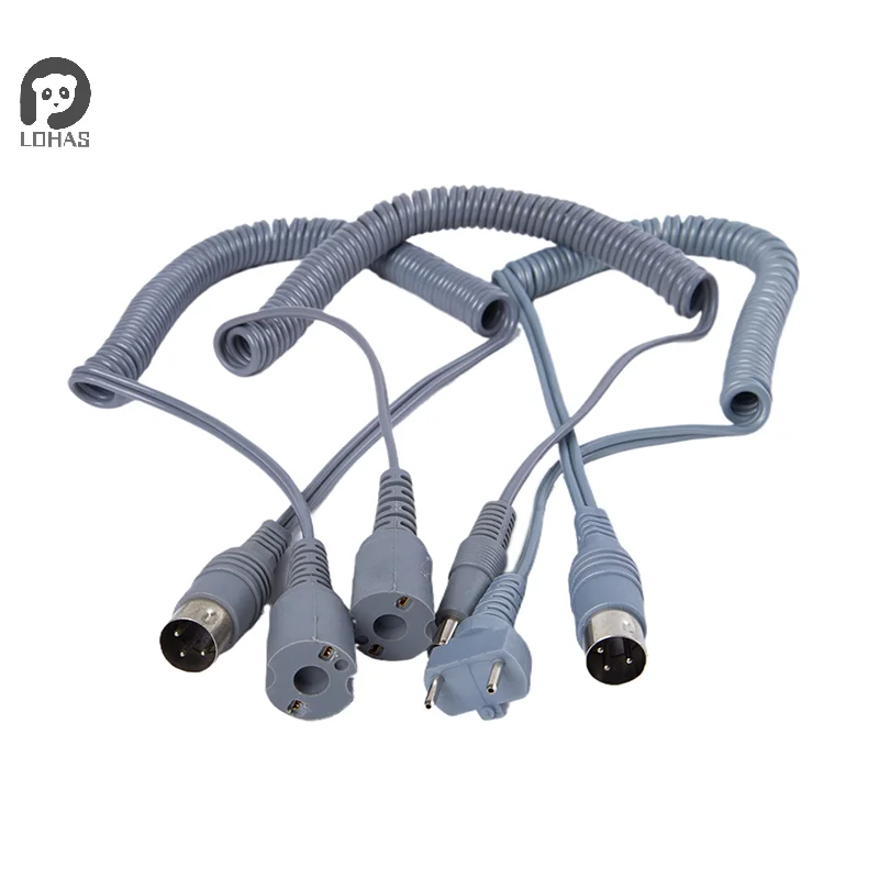 1PC Strong Machine Accessories Nail Drill Handpiece Cord Power Cable For Electric Manicure Drill Gray Handle Rope