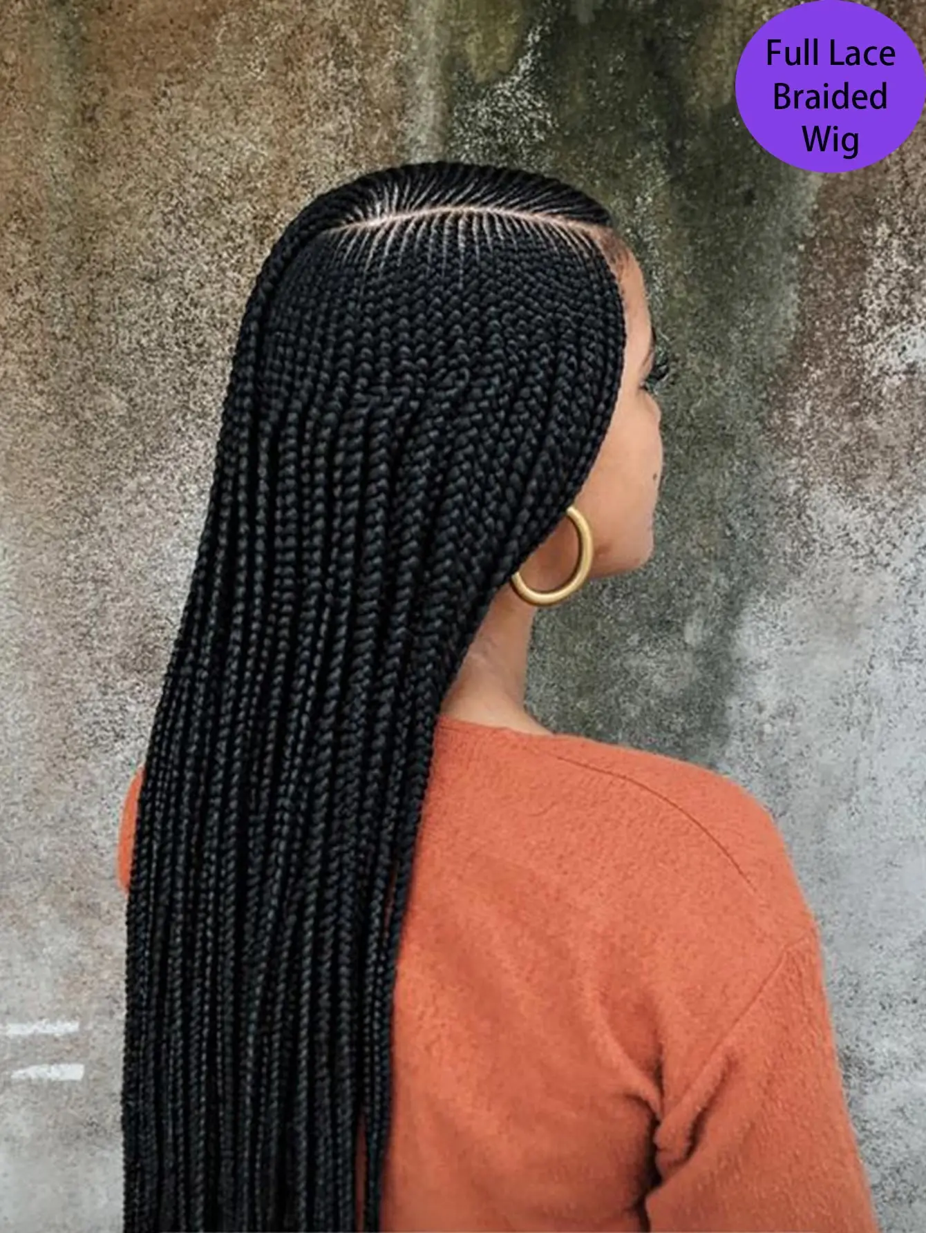 

Синтетические полные кружевные афро косички, плетеные парики с боковой частью, кружевной парик без узлов, косички для чернокожих женщин, плетеный парик ручной работы 36 дюймов