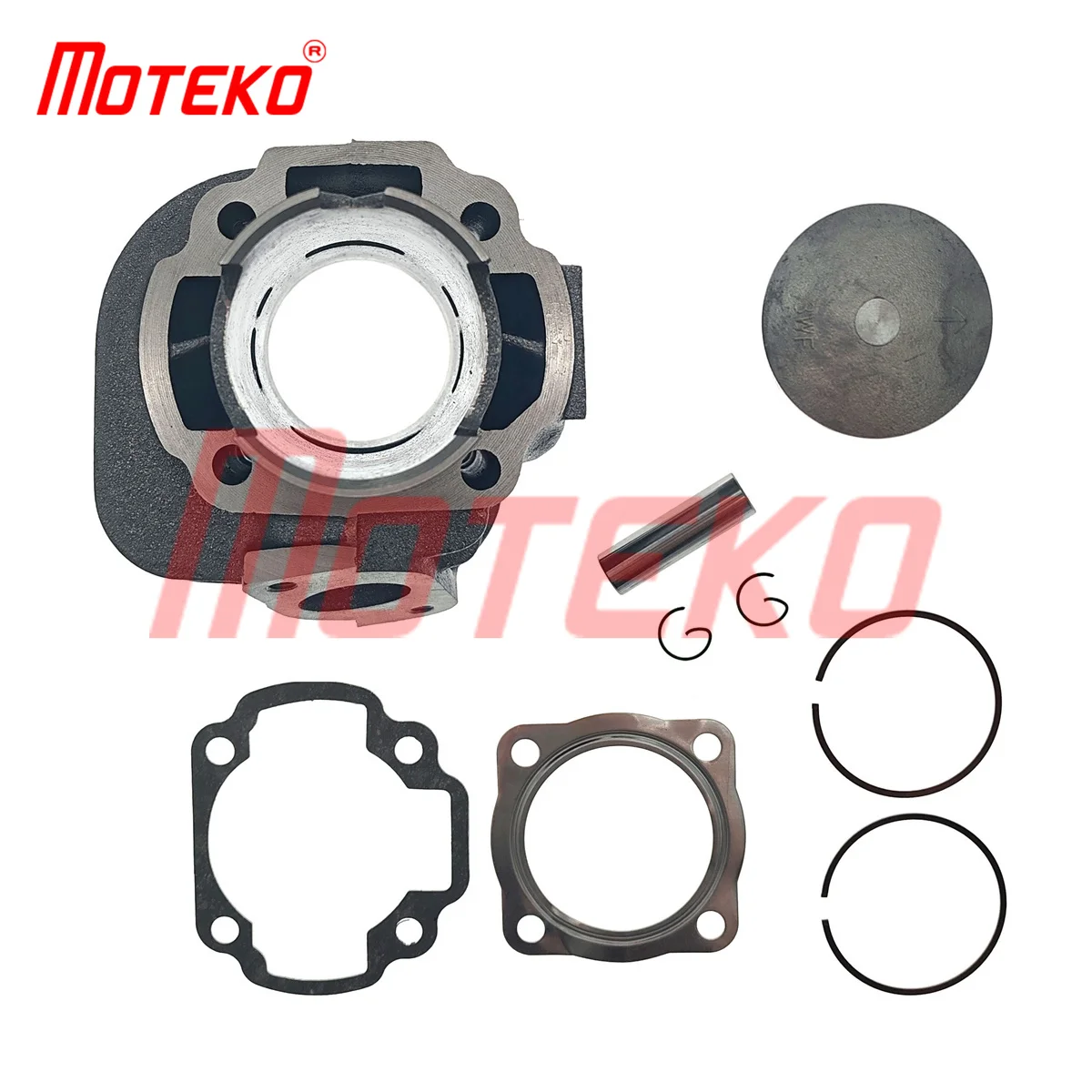 BX24030082 JOG90 50MM CYLINDER AND PISTON KIT WITH 10MM PIN 2T 90CC ENGINE PARTS FOR 1PE40QMB 2T CHINESE SCOOTERS