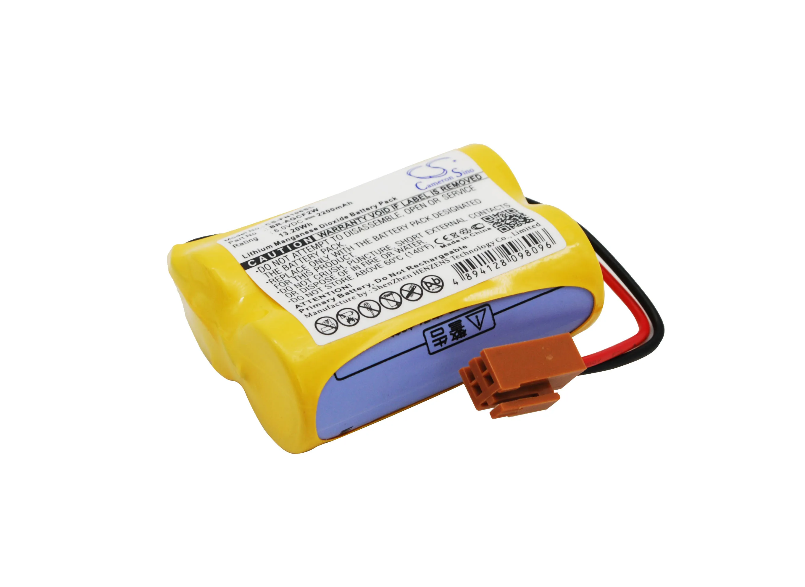 Replacement Battery for Pana sonic  BR-ACF2P, BR-AGCF2P, BR-AGCF2W  Pana sonic  BR-AGCF2W BR-ACF2P BR-AGCF2P