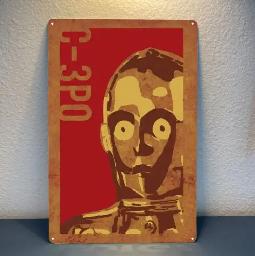 

d1,C-3po Movie Metal Poster - Collectable Tin Sign - 20x30cm