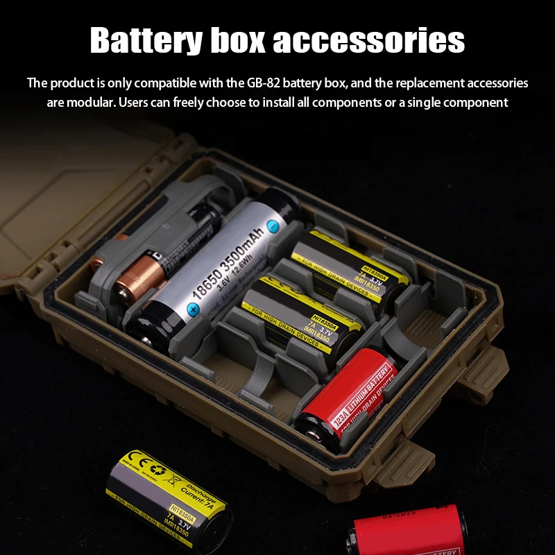 1Set Modular Battery Box Accessories Maintenance Updates Convenient Replacement Parts Adapt To Different Types Of Batteries