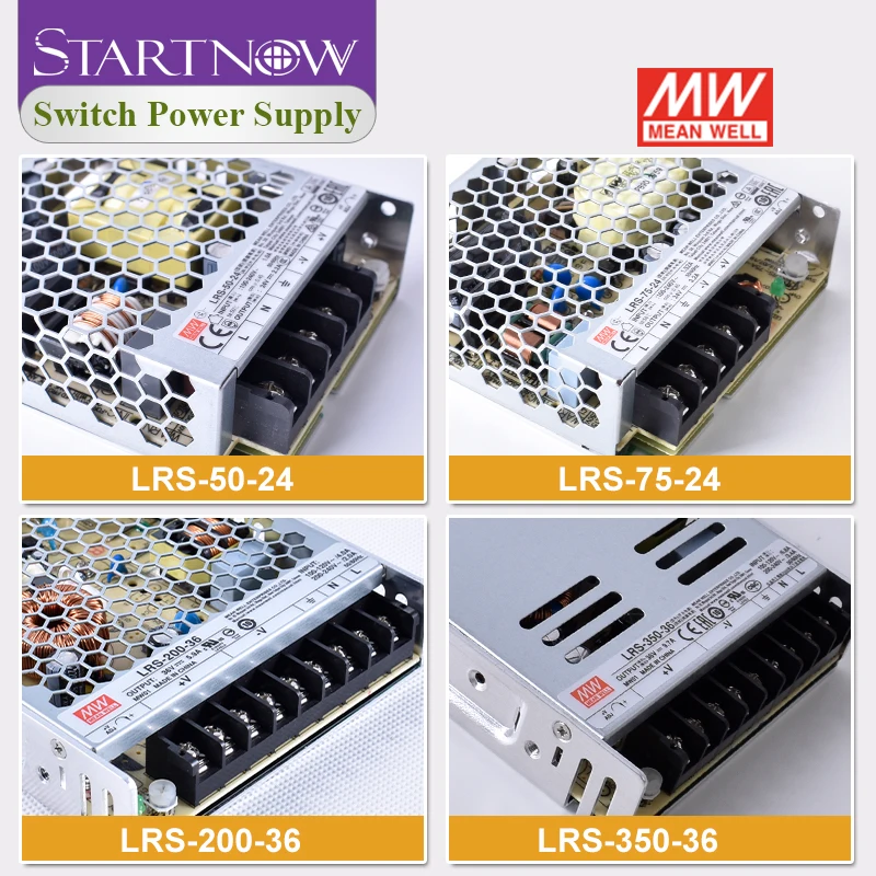 

Startnow Meanwell Switch Power Supply LRS-200-36 Taiwan Original 36V 5.9A 200W Laser Controller Switching Power