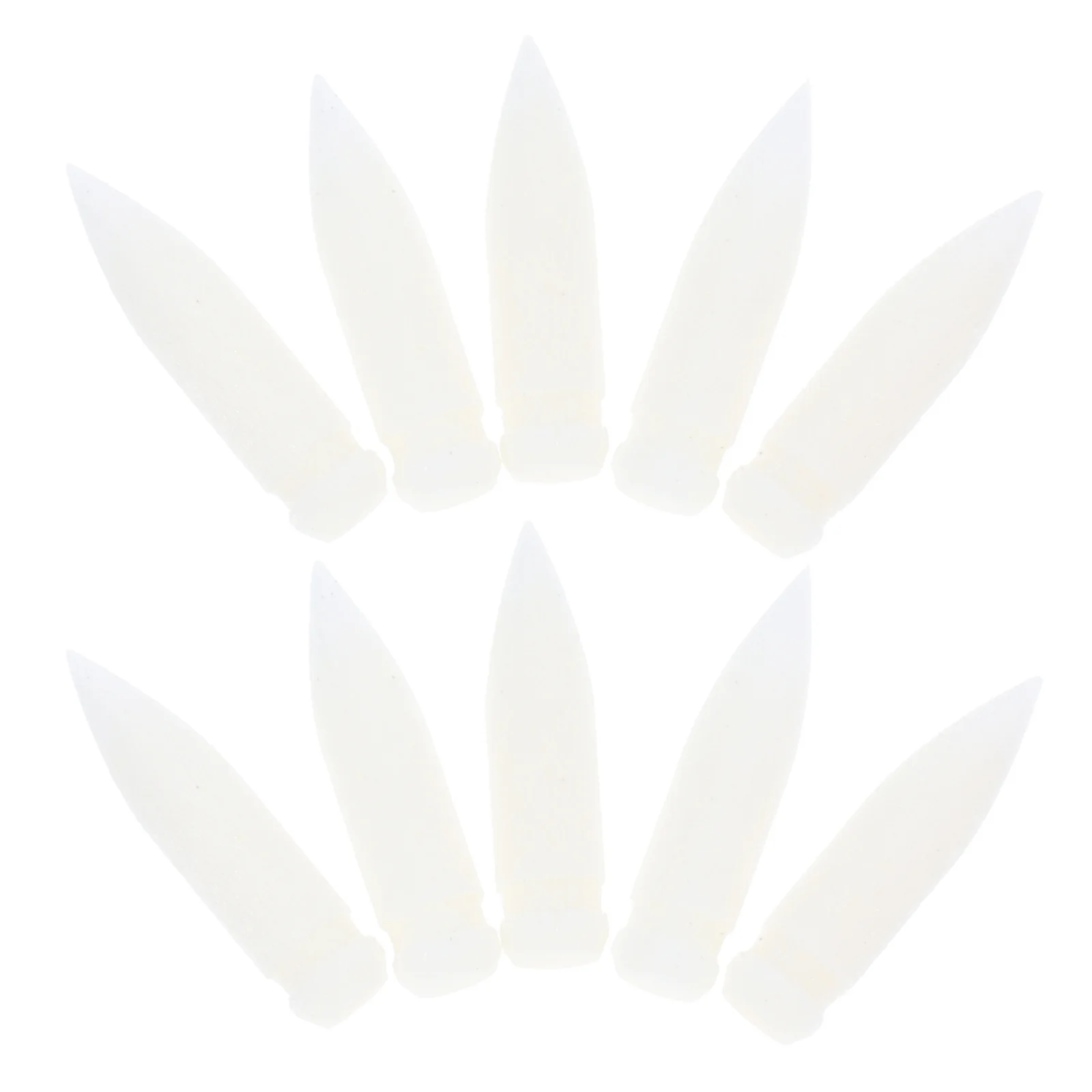 10 قطعة قلم طلاء أكريليك طرف ناعم من النايلون سهل الاستبدال متعدد الاستخدامات علامات رسم علامات دائمة #6