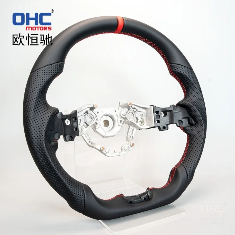 For  Nissan Nismo 400Z 23-25 full leather D-type flat-bottom sports steering wheel replacement part